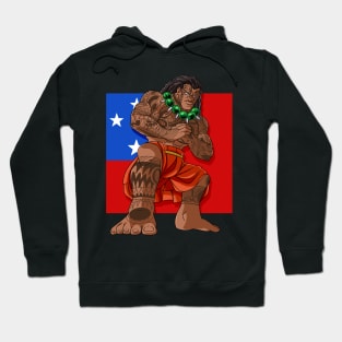 Samoan Pride Samoa Flag Polynesian Haka Dance Hoodie